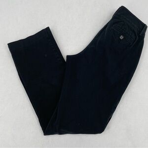 EDDIE BAUER Women’s Blakely Fit Black Chinos Straight Leg Pants size: 4